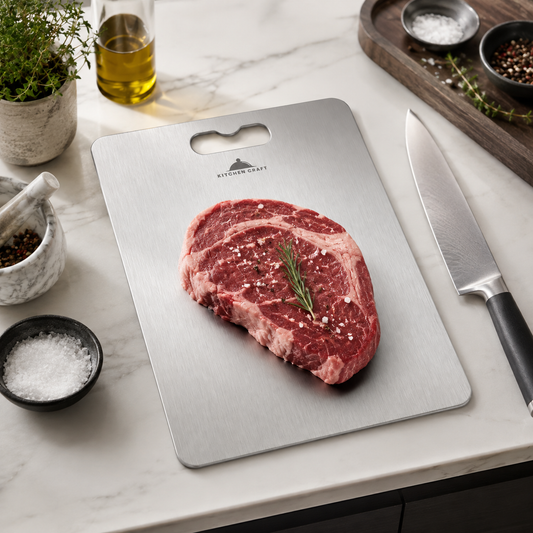 Prep Board - Stainless Steel