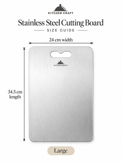 Prep Board - Stainless Steel